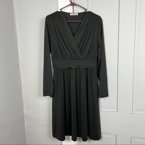Grace Karin Long Sleeve Ruched Dress